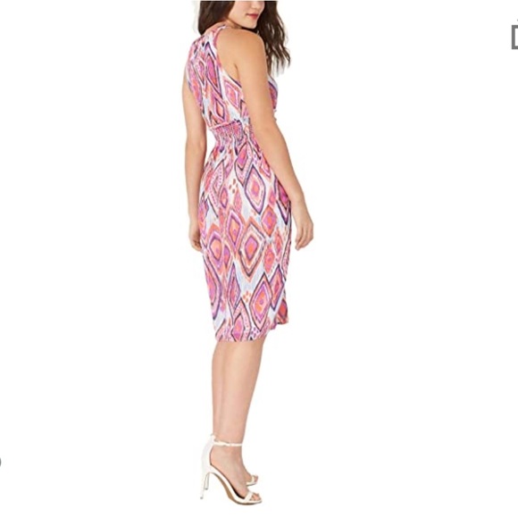 Trina Turk Mao Smocked Midi Dress - Picture 3 of 10